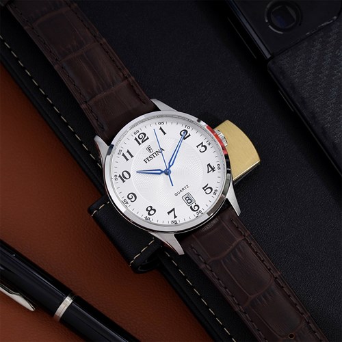 Đồng hồ FESTINA 43 mm Nam F20426/1 Màu Nâu