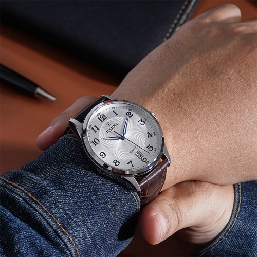 Đồng hồ FESTINA 43 mm Nam F20426/1 Màu Nâu
