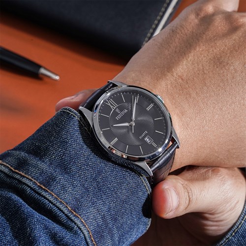 Đồng hồ FESTINA 43 mm Nam F20426/3 Màu Đen