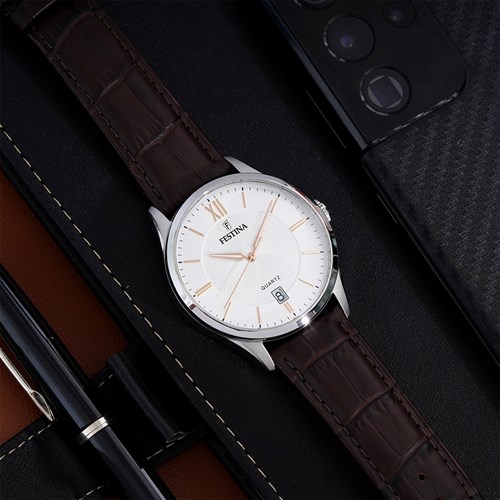 Đồng hồ FESTINA 43 mm Nam F20426/4 Màu Nâu