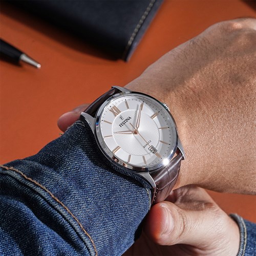 Đồng hồ FESTINA 43 mm Nam F20426/4 Màu Nâu