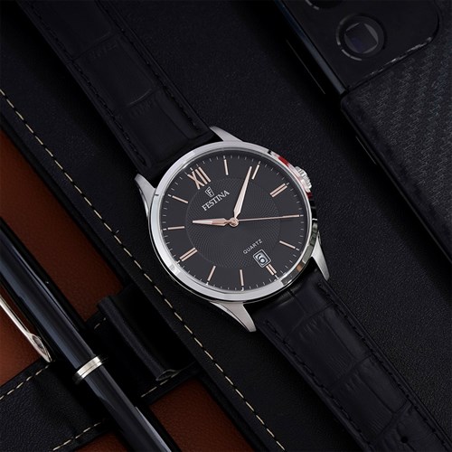 Đồng hồ FESTINA 43 mm Nam F20426/6 Màu Đen