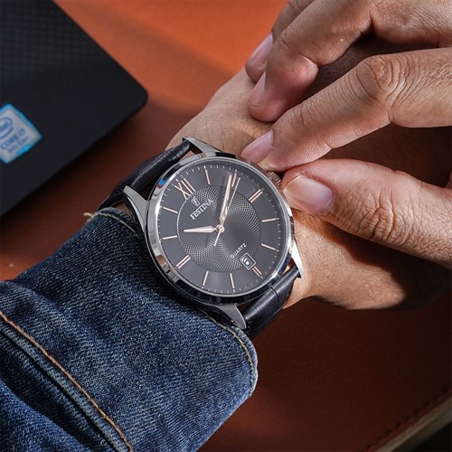 Đồng hồ FESTINA 43 mm Nam F20426/6 Màu Đen