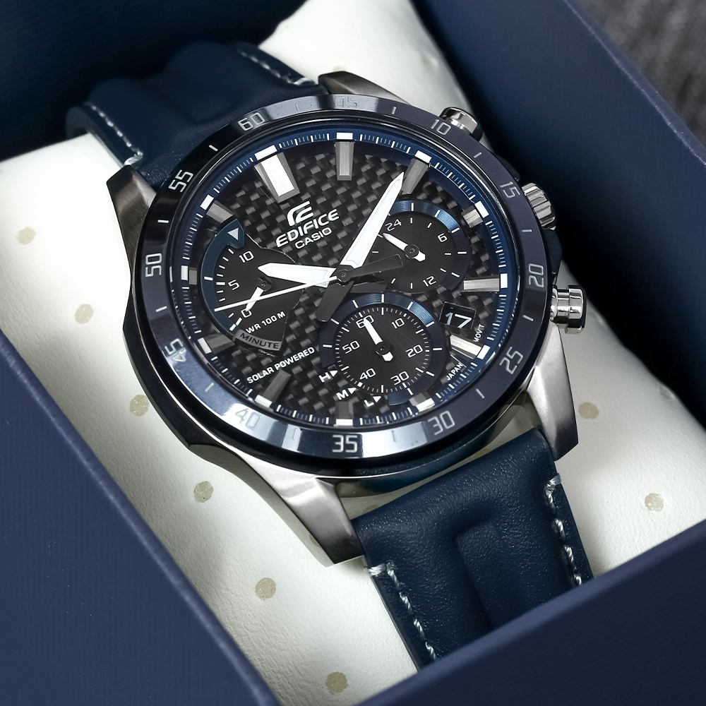 Đồng hồ EDIFICE CASIO 45 mm Nam EQS-930BL-2AVUDF