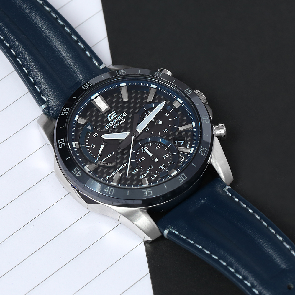 Đồng hồ EDIFICE CASIO 45 mm Nam EQS-930BL-2AVUDF