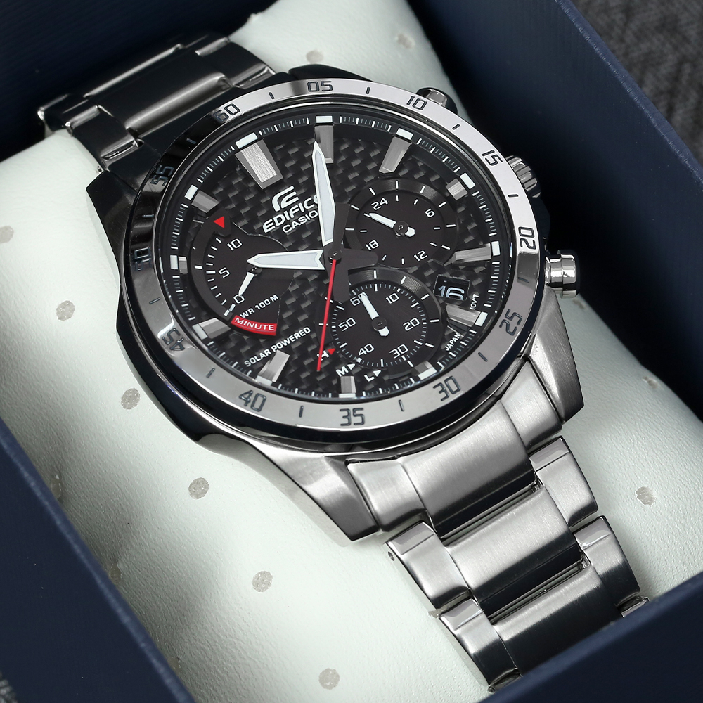 Đồng hồ EDIFICE CASIO 45.3 mm Nam EQS-930D-1AVUDF