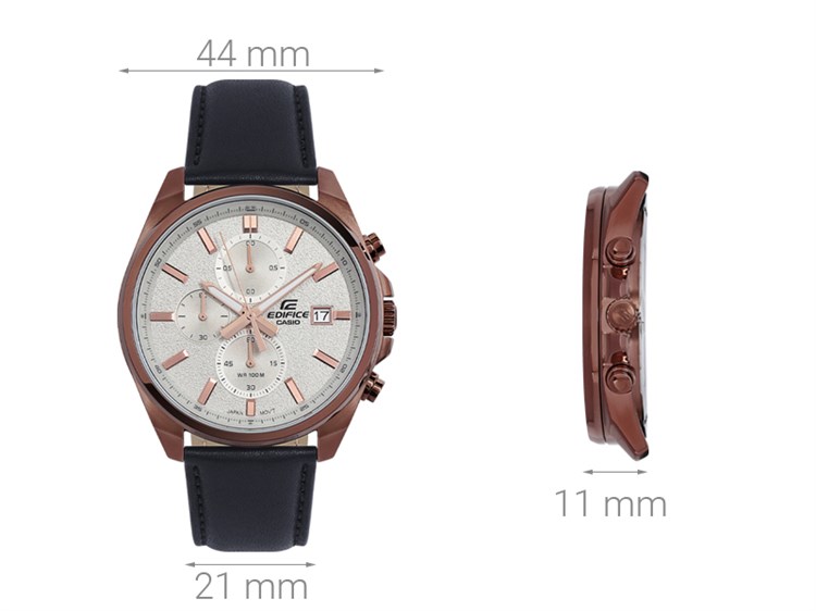 Đồng hồ EDIFICE CASIO 48.6 mm Nam EFV-610CL-7AVUDF Màu Đen