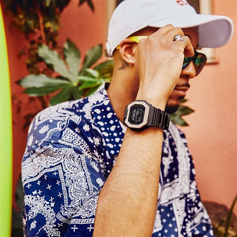 Đồng hồ G-SHOCK 46 mm Nam GBX-100NS-4DR Màu Đen