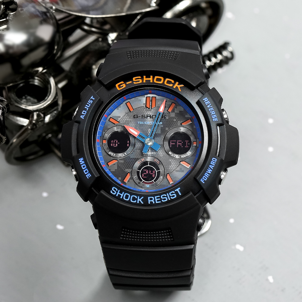 Đồng hồ G-SHOCK 43 mm Nam AWR-M100SCT-1ADR