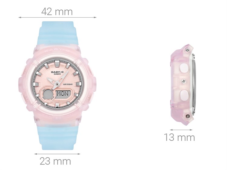 Đồng hồ BABY-G BGA-280 42 mm Nữ BGA-280-4A3DR Màu Xanh Dương