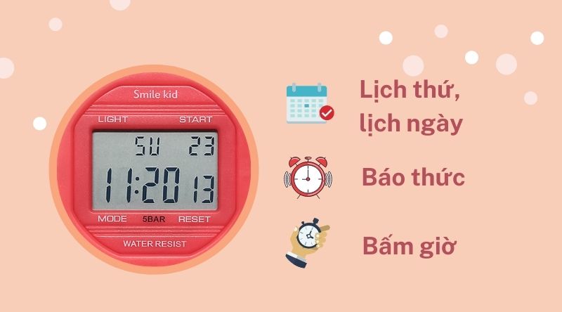 Đồng hồ trẻ em Smile Kid SL219L-05 đa tiện ích