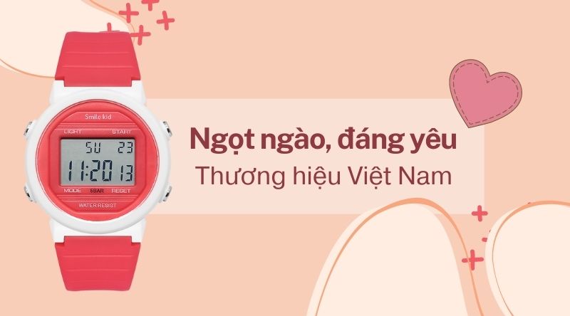 Đồng hồ trẻ em Smile Kid SL219L-05 mang thiết kế ngọt ngào, đáng yêu