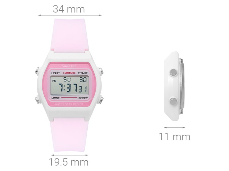 Đồng hồ SMILE KID 34 mm Trẻ em SL223L-3 Màu Hồng