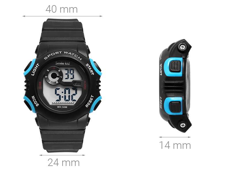 Đồng hồ SMILE KID 40 mm Trẻ em SL221L-1 Màu Đen
