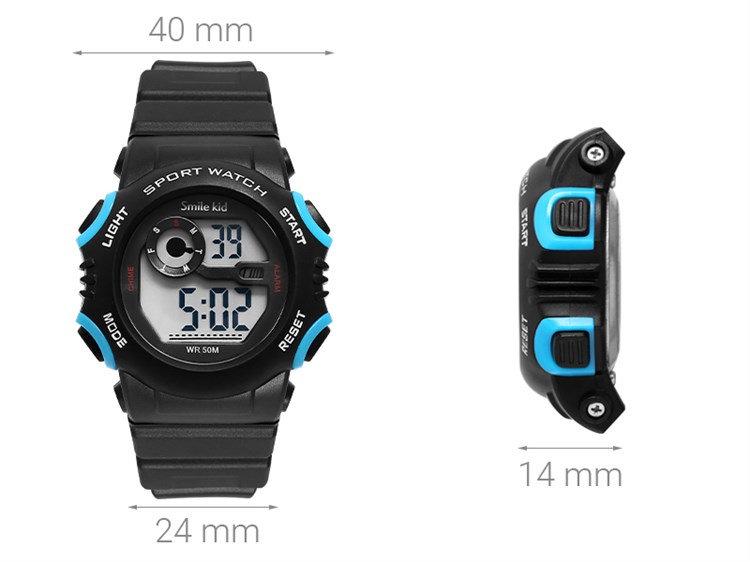 Đồng hồ SMILE KID 40 mm Trẻ em SL221L-1 Màu Đen