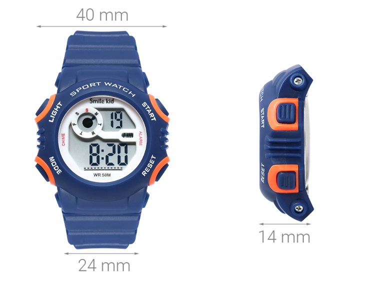 Đồng hồ SMILE KID 40 mm Trẻ em SL221L-2 Màu Xanh Dương
