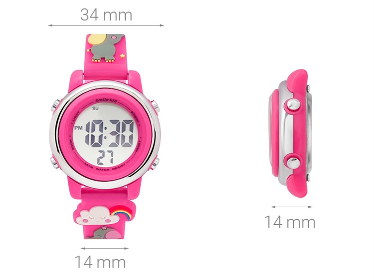 Đồng hồ SMILE KID 34 mm Trẻ em SL381-4 Màu Hồng