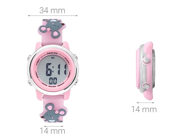 Đồng hồ SMILE KID 34 mm Trẻ em SL382-4 Màu Hồng