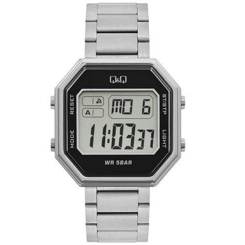 Đồng hồ Q&Q 42 mm Nam M206J006Y Màu Bạc