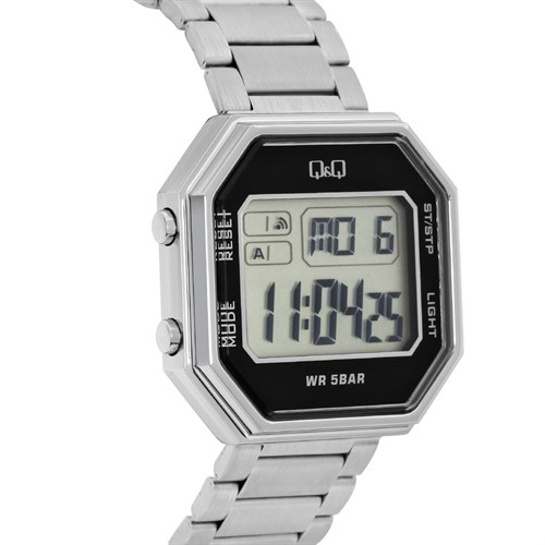 Đồng hồ Q&Q 42 mm Nam M206J006Y Màu Bạc