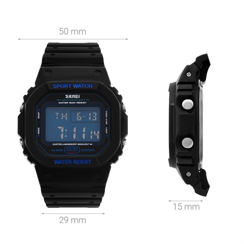 Đồng hồ SKMEI 50 mm Trẻ em 1134BU Màu Đen