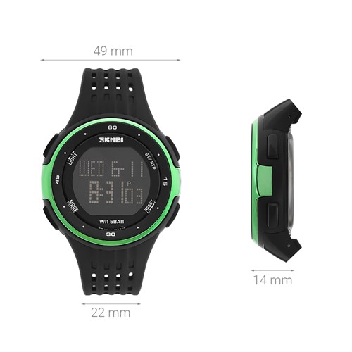 Đồng hồ SKMEI 49 mm Trẻ em 1219GN Màu Đen