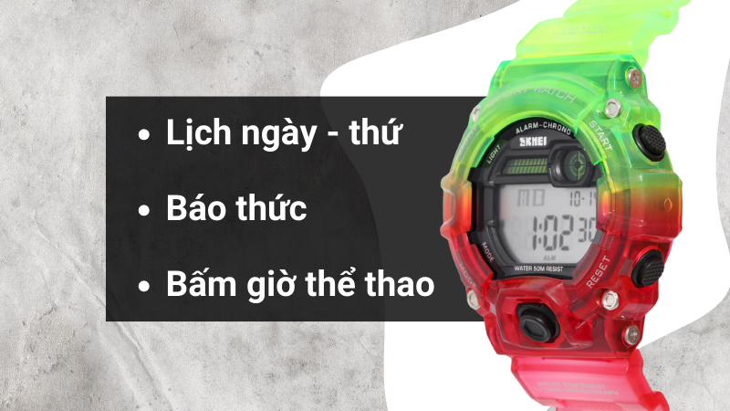 Tiện ích của mẫu đồng hồ Tiện ích của mẫu đồng hồ