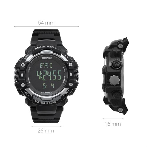 Đồng hồ SKMEI 54 mm Trẻ em 1180SI Màu Đen