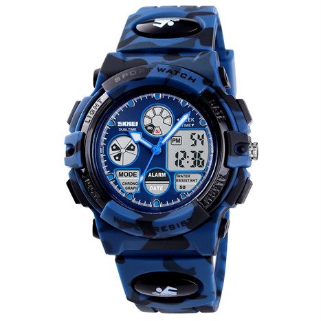 Đồng hồ SKMEI 44 mm Trẻ em 1163CMDKBU Màu Xanh Dương