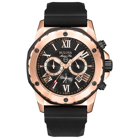 Đồng hồ BULOVA 44 mm Nam 98B104 Màu Đen