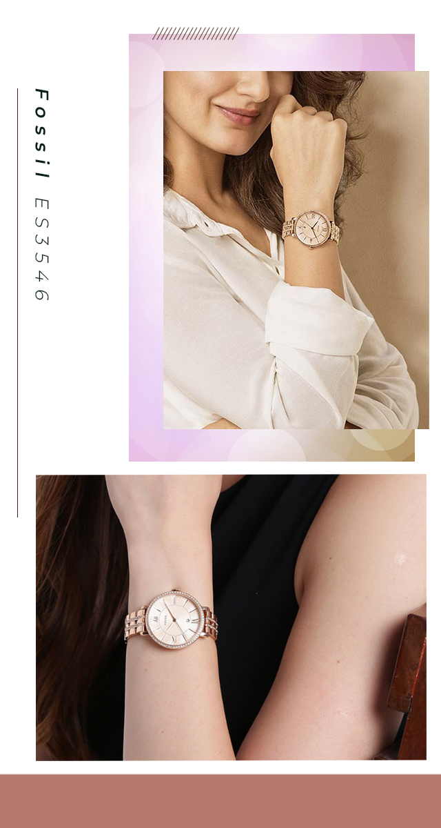 Đồng hồ Nữ Fossil ES3546 thu hút với gam màu vàng hồng quý phái và sang trọng Đồng hồ Nữ Fossil ES3546 thu hút với gam màu vàng hồng quý phái và sang trọng