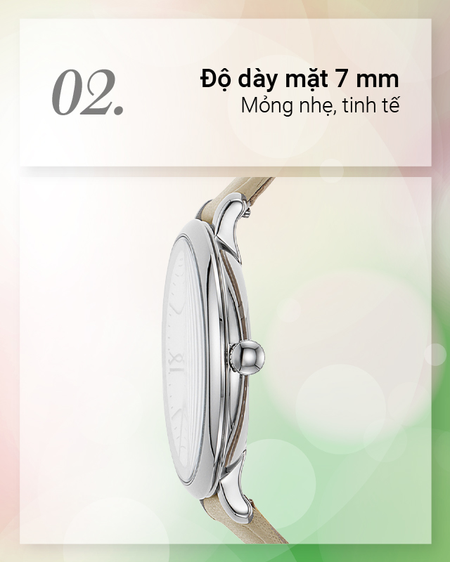 Đồng hồ Nữ Fossil ES3793 có độ dày mặt 7 mm mỏng nhẹ Đồng hồ Nữ Fossil ES3793 có độ dày mặt 7 mm mỏng nhẹ