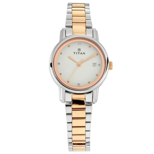 Đồng hồ TITAN 26.3 mm Nữ 2572KM01 Màu Vàng