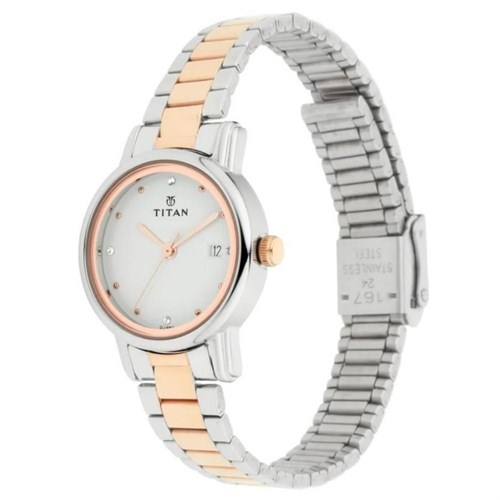 Đồng hồ TITAN 26.3 mm Nữ 2572KM01 Màu Vàng