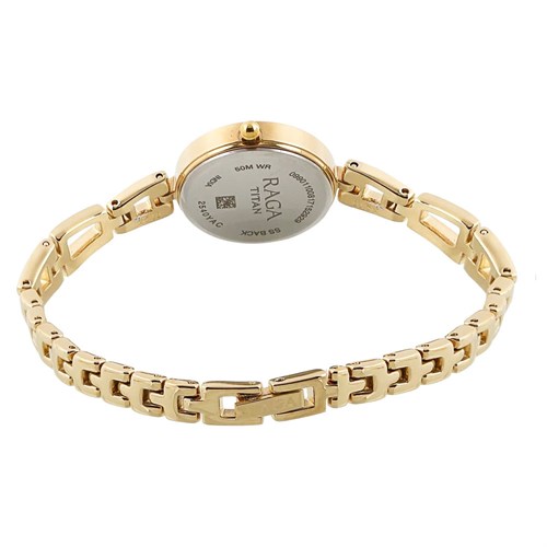 Đồng hồ TITAN 25 mm Nữ 2540YM06 Màu Vàng