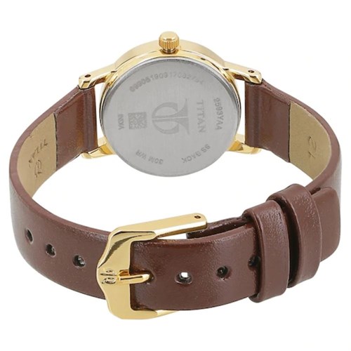 Đồng hồ TITAN 24.4 mm Nữ 2593YL01 Màu Nâu