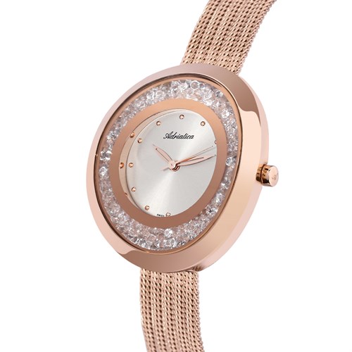 Đồng hồ ADRIATICA 35 mm Nữ A3771.9147QZ Màu Vàng Hồng
