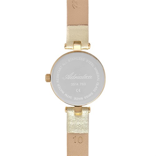 Đồng hồ ADRIATICA 26 mm Nữ A3514.1D4SQ Màu Kem
