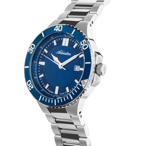 Đồng hồ ADRIATICA 45 mm Nam A8317.5115Q Màu Bạc