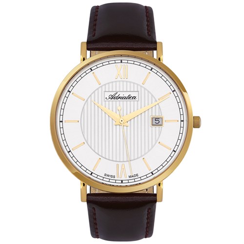 Đồng hồ ADRIATICA 41 mm Nam A1294.1263Q Màu Nâu