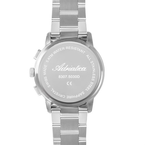 Đồng hồ ADRIATICA 43 mm Nam A8307.5116CH Màu Bạc