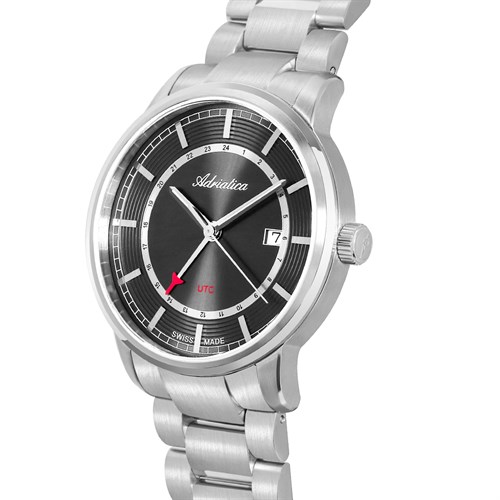 Đồng hồ ADRIATICA 43 mm Nam A8307.5116Q Màu Bạc