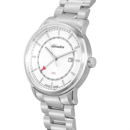 Đồng hồ ADRIATICA 43 mm Nam A8307.5113Q Màu Bạc