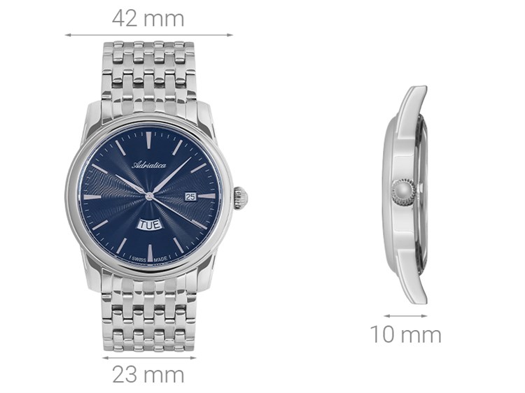 Đồng hồ ADRIATICA 42 mm Nam A8194.5114Q