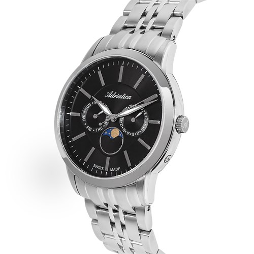 Đồng hồ ADRIATICA 42 mm Nam A8306.5114QF Màu Bạc