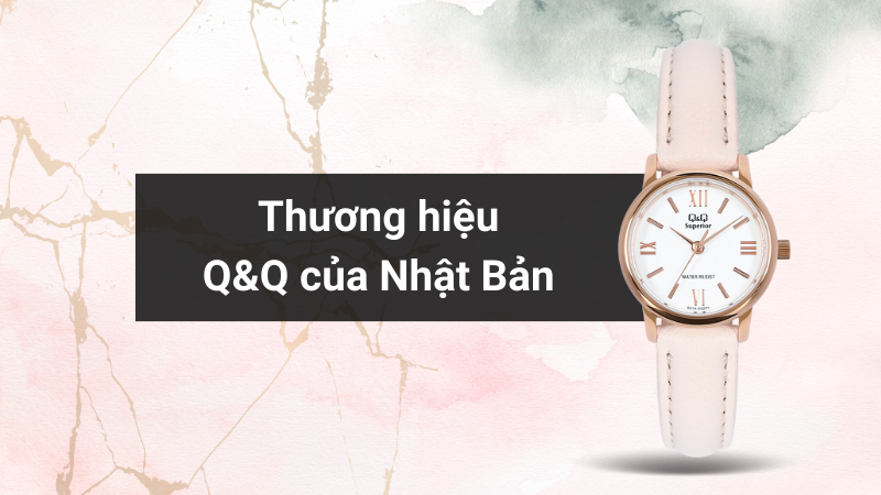 Đồng hồ Nữ Q&Q S01A-002PY giá rẻ, chính hãng