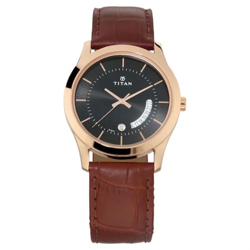 Đồng hồ TITAN 47.3 mm Nam 1823WL01 Màu Nâu