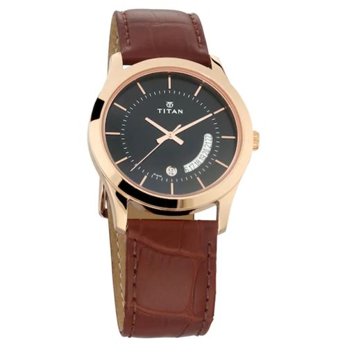 Đồng hồ TITAN 47.3 mm Nam 1823WL01 Màu Nâu