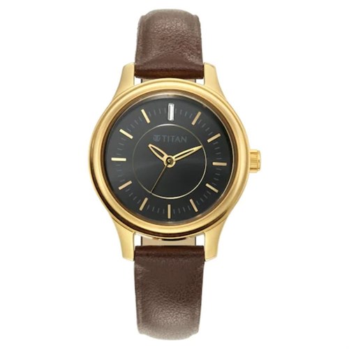 Đồng hồ TITAN 27 mm Nữ 2638YL01 Màu Nâu
