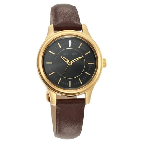Đồng hồ TITAN 27 mm Nữ 2638YL01 Màu Nâu